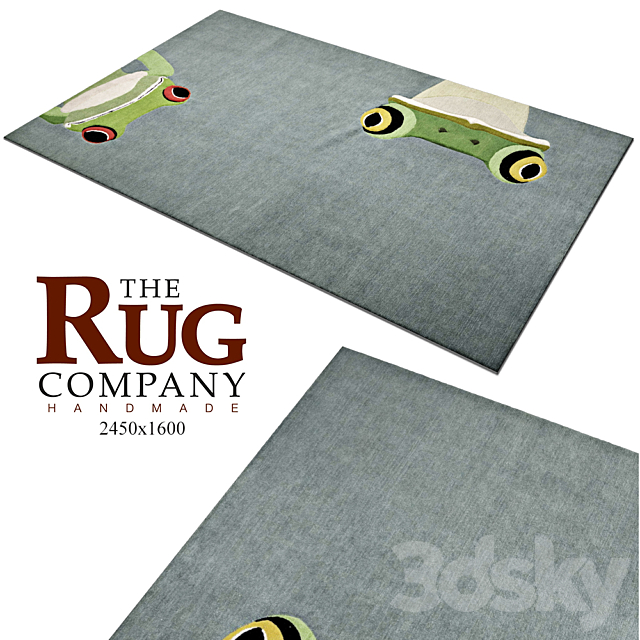 Carpet-frog-rug_45 3DS Max Model - thumbnail 2