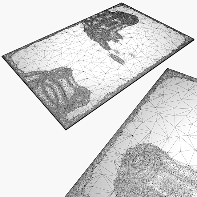 Carpet-frog-rug_45 3DS Max Model - thumbnail 3