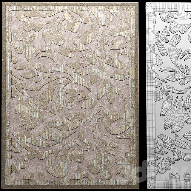 Carpet giorgio collection Augustus 3DS Max Model - thumbnail 2