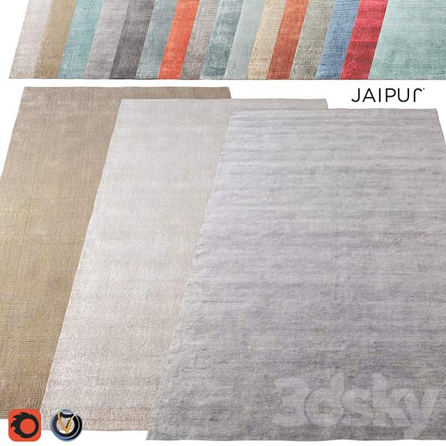 Carpet Jaipur (Konstrukt) 1500h2400 (16 colors) 3ds Max - thumbnail 1