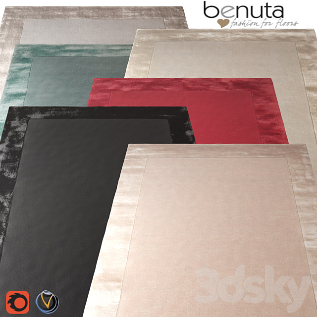 Carpet of Benuta (Ascot) 3000х4000 (6 colors) 3ds Max - thumbnail 1