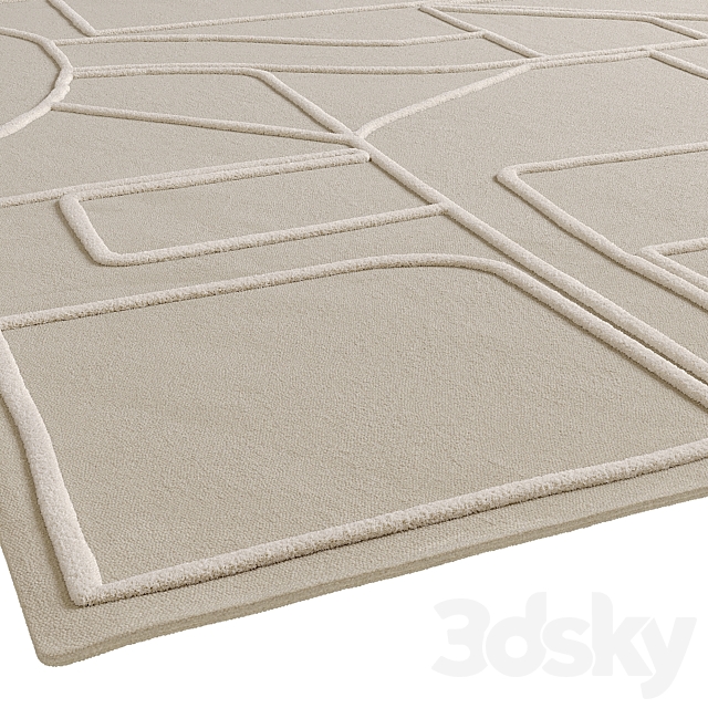 Carpet Robita La Redoute 3DS Max Model - thumbnail 4