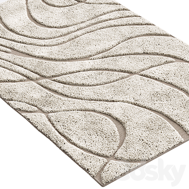 Carpet SAFAVIEH Florida Shag Collection 3ds Max - thumbnail 2