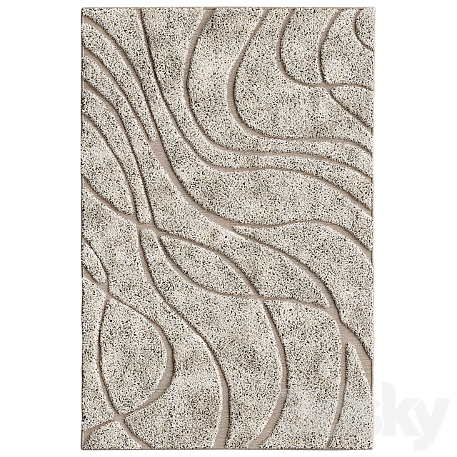 Carpet SAFAVIEH Florida Shag Collection 3ds Max - thumbnail 3