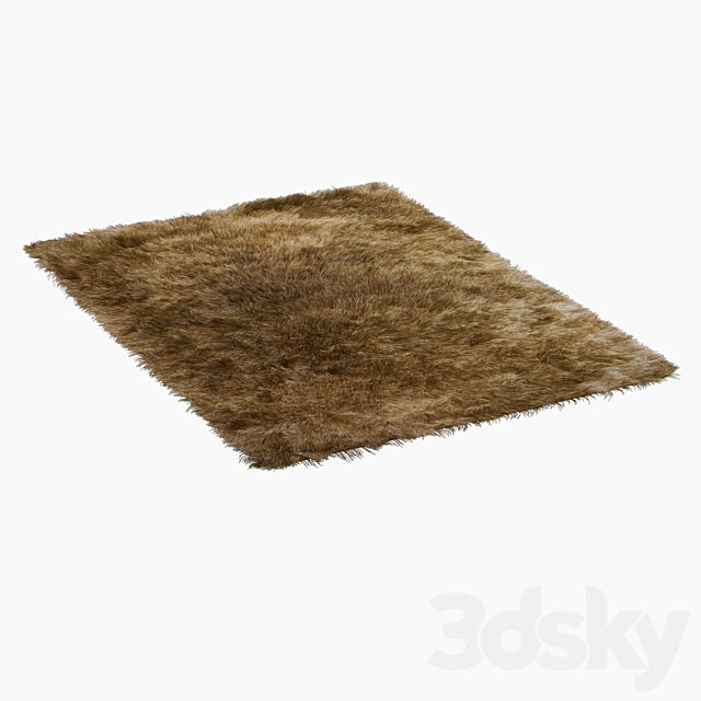 Carpet Shaggy Metallica 3DS Max Model - thumbnail 3