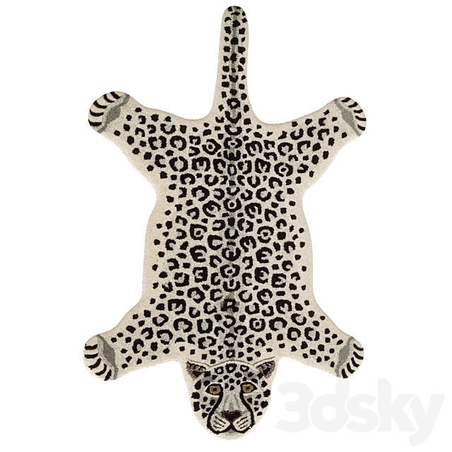 Carpet Skin Leopard 3ds Max - thumbnail 1