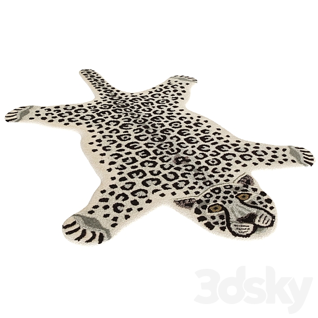 Carpet Skin Leopard 3ds Max - thumbnail 2