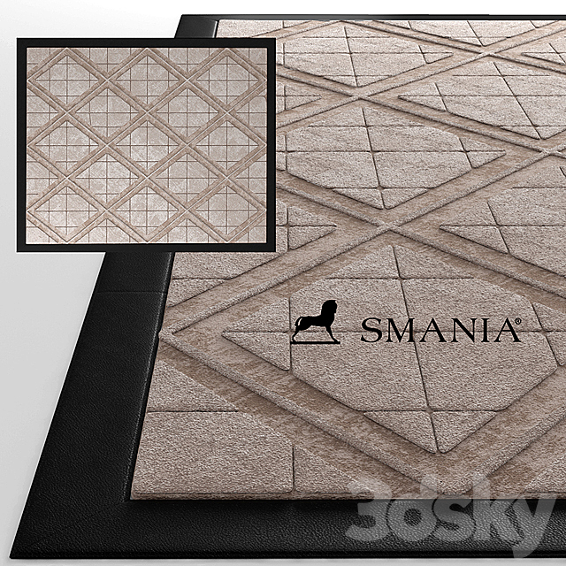 carpet smania Barlington 3DS Max Model - thumbnail 1