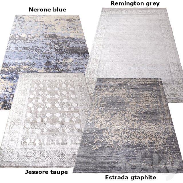 Carpet The Rug Republic 1600х2300 (4 colors) 3ds Max - thumbnail 2