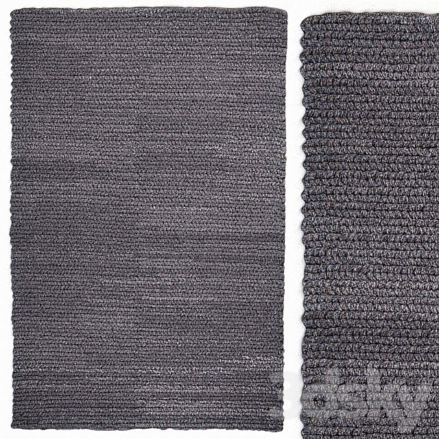 Carpet The Rug Republic Europa Charcoal Rug 3ds Max - thumbnail 1