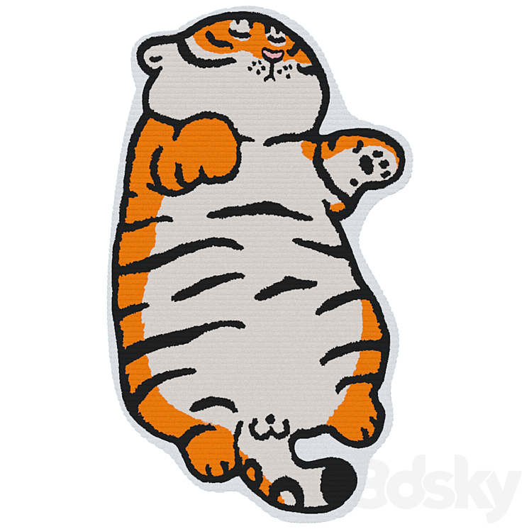 Carpet Tiger 1 aliexpress 3DS Max Model - thumbnail 1