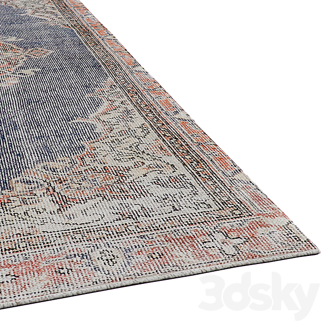 Carpet Urban Outfitters Stella Printed Rug 3DS Max Model - thumbnail 2