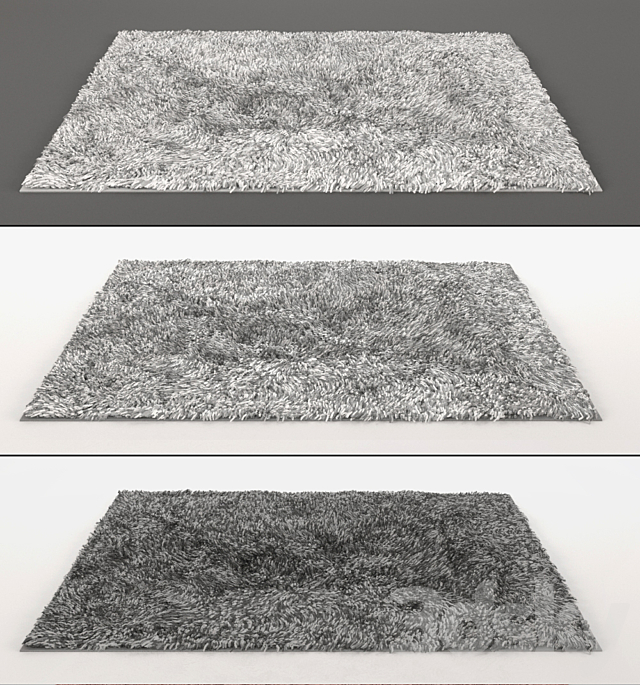 Carpet with a long nap 4 3DS Max Model - thumbnail 3