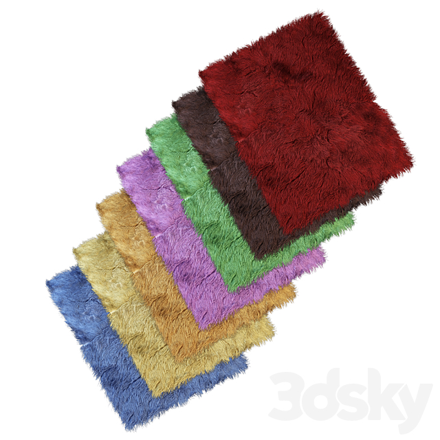 Carpet with long pile 3ds Max - thumbnail 3