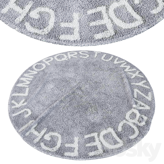 Carpets “Alphabet” 3DS Max Model - thumbnail 3