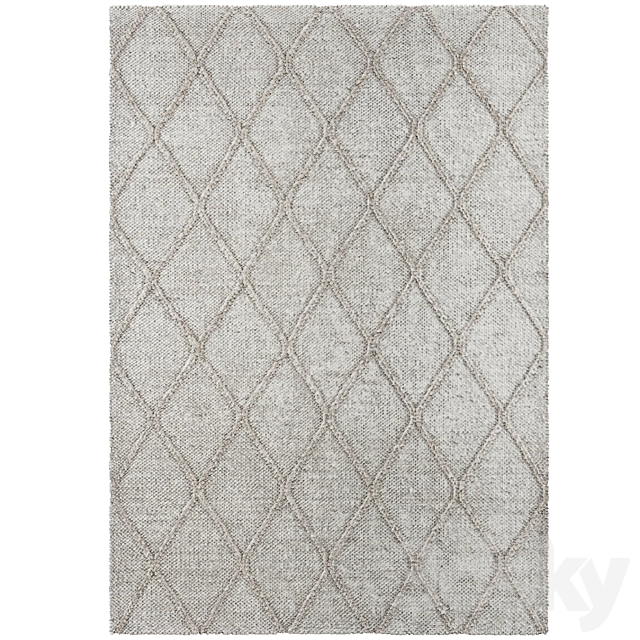 Carpets collection COAST DIAMOND RUG 3DS Max Model - thumbnail 2