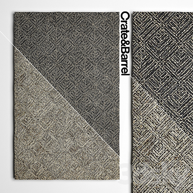 Carpets Crate and Barrel Curtis Series 3ds Max - thumbnail 1