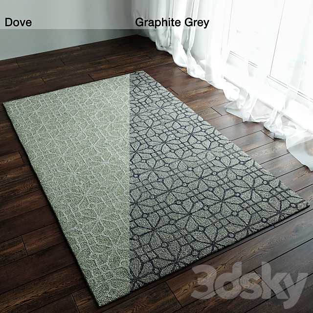 Carpets Crate and Barrel Rhea series 3ds Max - thumbnail 2