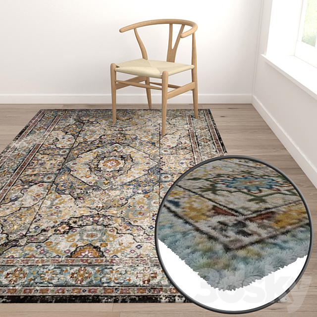 Carpets Set 1 3ds Max - thumbnail 2