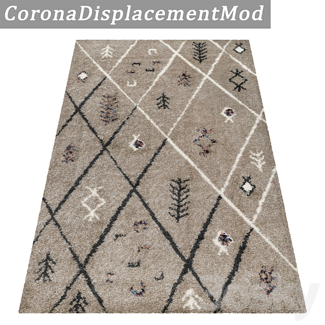 Carpets Set 1407 3DS Max Model - thumbnail 4