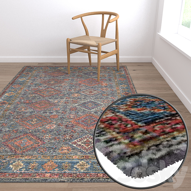 Carpets Set 1441 3DS Max Model - thumbnail 5