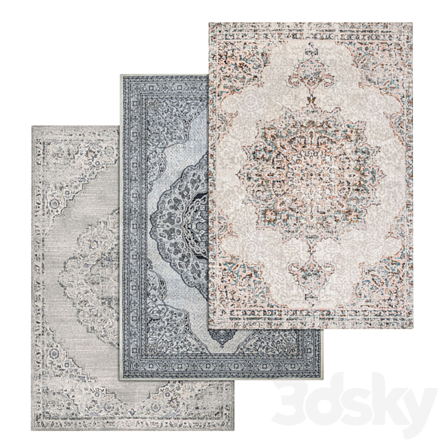 Carpets Set 1452 3ds Max - thumbnail 1