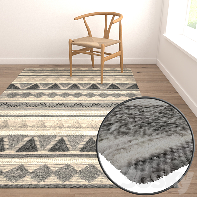 Carpets Set 1476 3dsMax Model - thumbnail 5