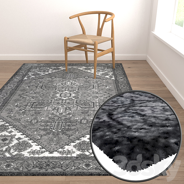 Carpets Set 1479 3DS Max Model - thumbnail 5