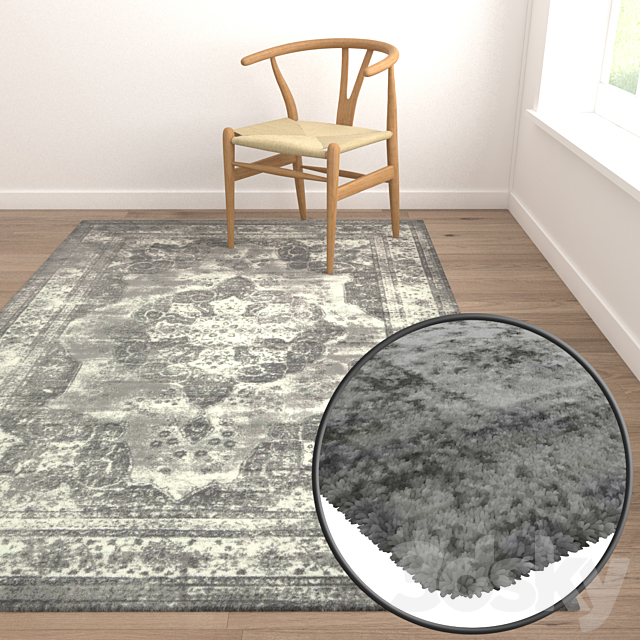 Carpets Set 1749 3DS Max Model - thumbnail 5