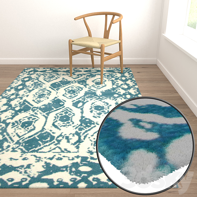 Carpets Set 1794 3DS Max Model - thumbnail 5