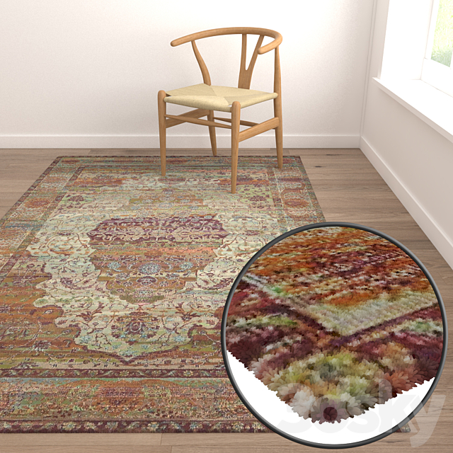 Carpets Set 1805 3DS Max Model - thumbnail 5