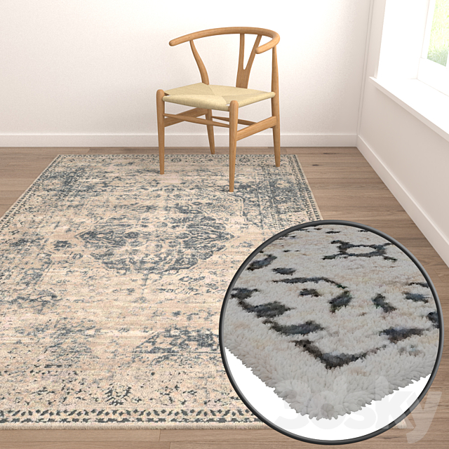 Carpets Set 1851 3DS Max Model - thumbnail 5