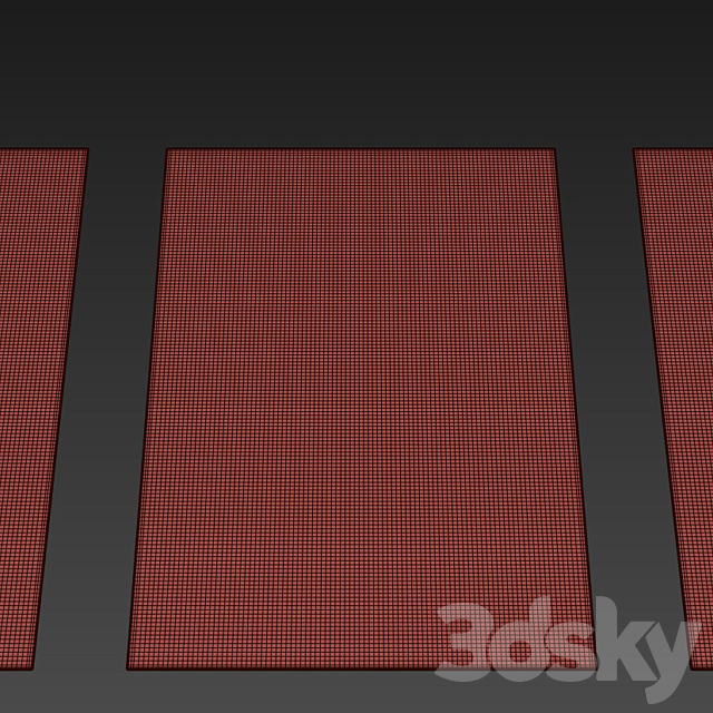 Carpets Set 2363 3DS Max Model - thumbnail 5