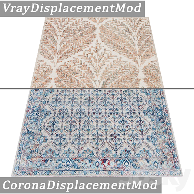 Carpets Set 2373 3ds Max - thumbnail 3