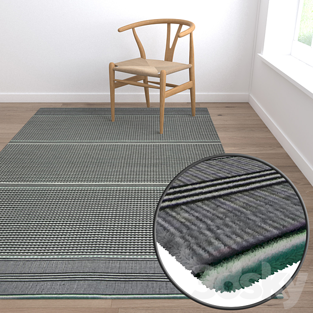 Carpets Set 309 3DS Max Model - thumbnail 5