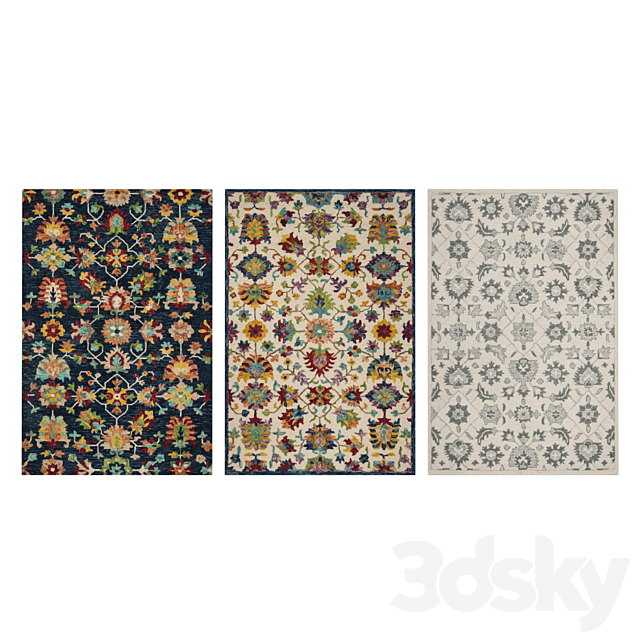 Carpets Set 38 3ds Max - thumbnail 3