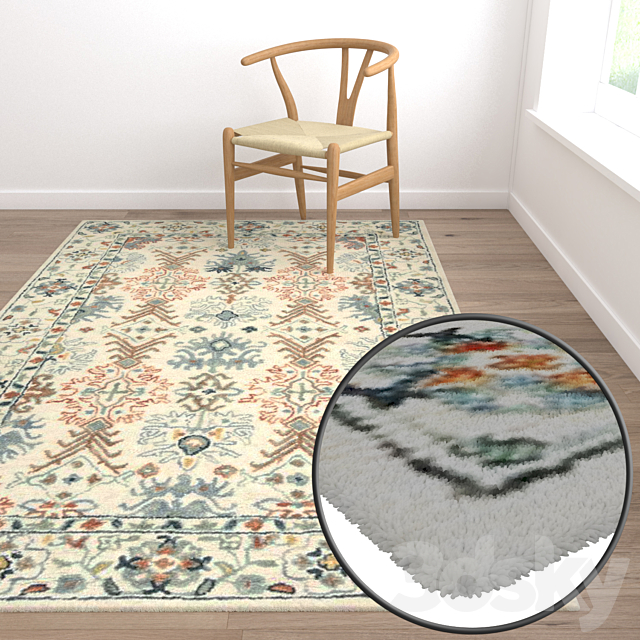 Carpets Set 45 3DS Max Model - thumbnail 2