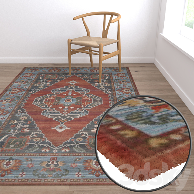 Carpets Set 492 3DS Max Model - thumbnail 5