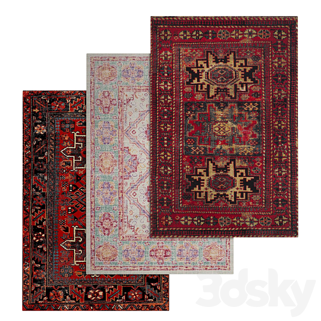 Carpets Set 513 3ds Max - thumbnail 1