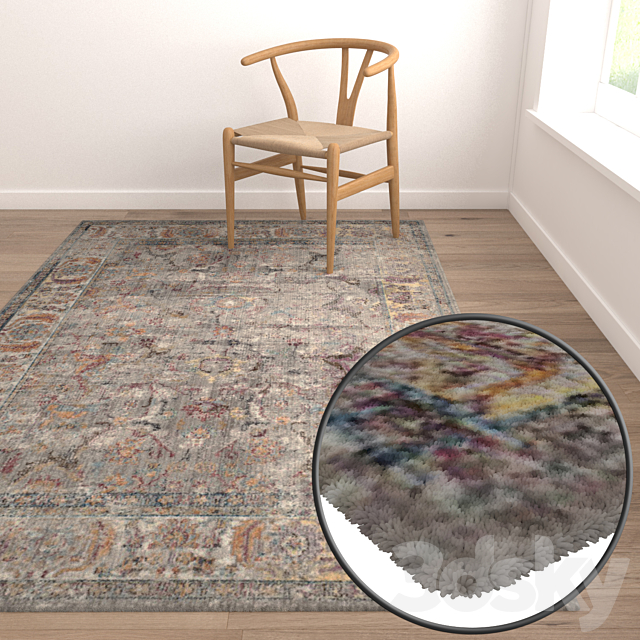 Carpets Set 87 3DS Max Model - thumbnail 2