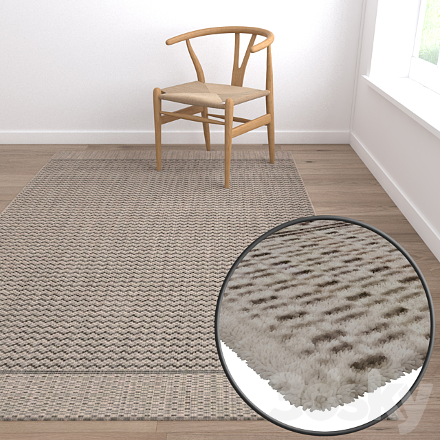 Carpets Set 990 3DS Max Model - thumbnail 5