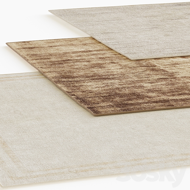 Carpets Zara Home 2 3DS Max Model - thumbnail 2