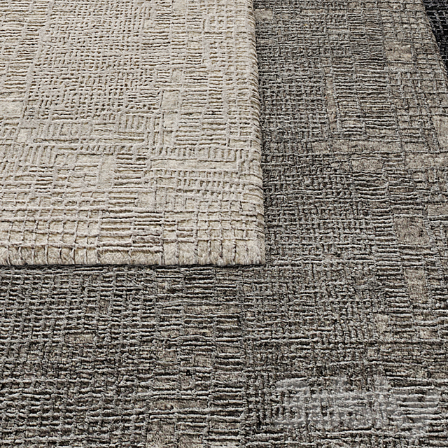 Carto Rug Restoration Hardware 3DS Max Model - thumbnail 2