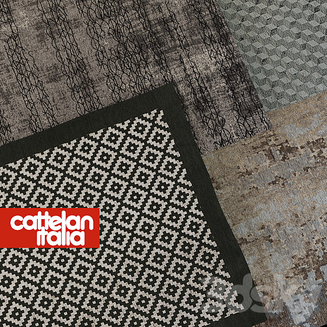 Cattelan rugs 2 3ds Max - thumbnail 3