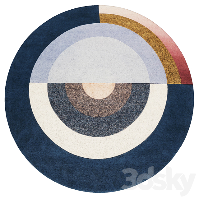 cc-tapis_Bliss Round Collections 3ds Max - thumbnail 1