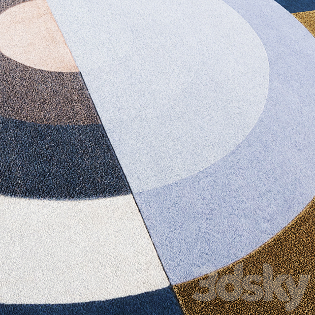 cc-tapis_Bliss Round Collections 3ds Max - thumbnail 2