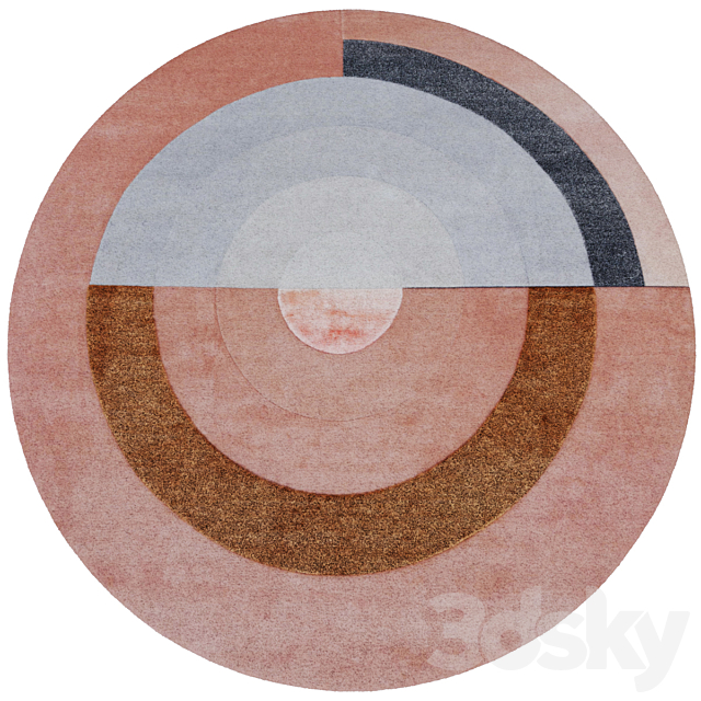 cc-tapis_Bliss Round Collections 3ds Max - thumbnail 3