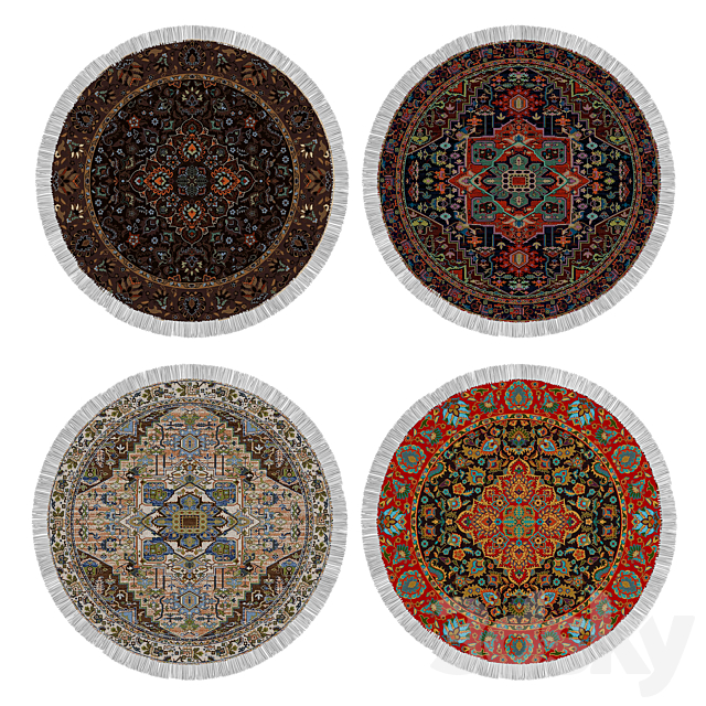 Circle rug 3ds Max - thumbnail 2