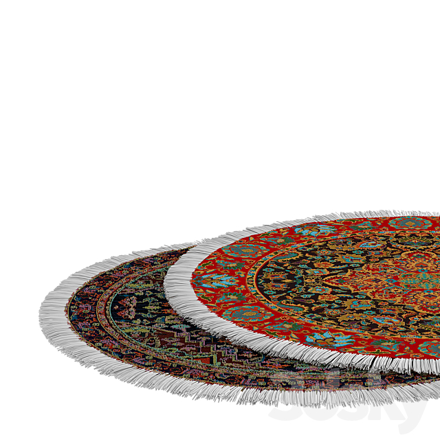 Circle rug 3ds Max - thumbnail 3