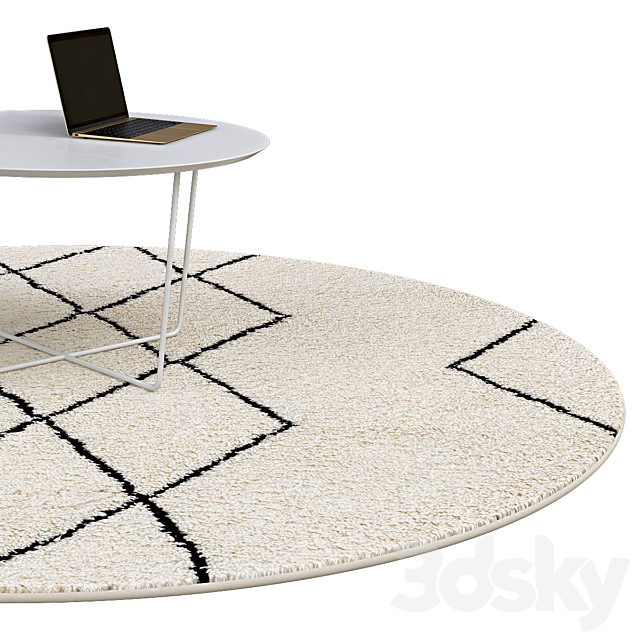 Circle rugs | No. 009 3DS Max Model - thumbnail 2